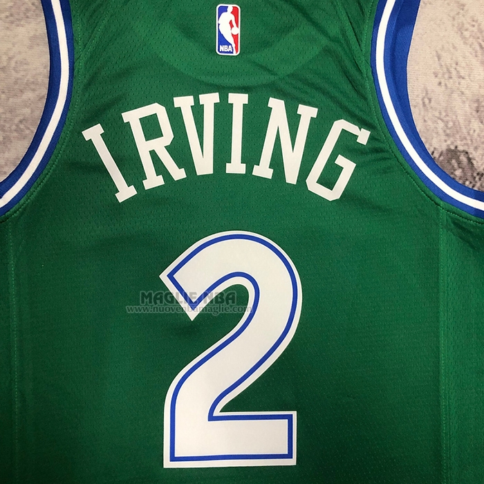 Maglia
 Kyrie Irving NO 2 Dallas Mavericks Hardwood Classics 2022-23 Verde
